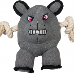 Animal Boulevard - Canvas Neushoorn - 23 cm