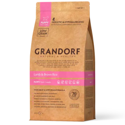 Grandorf - Puppy Alle Rassen - Lam/Kalkoen/Bruine Rijst - 1 kg