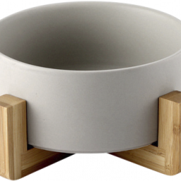 Jack&Vanilla - Keramische eetpot met bamboe standaard - L