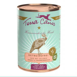Terra Canis - Graanvrij - Kalkoen, Selderij, Pompoen en Waterkers - 400 g