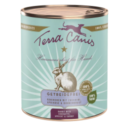 Terra Canis - Graanvrij - Konijn met Courgette en Abrikoos - 800 gr