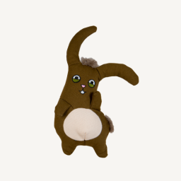 Animal Boulevard - Canvas Konijn - Bruin