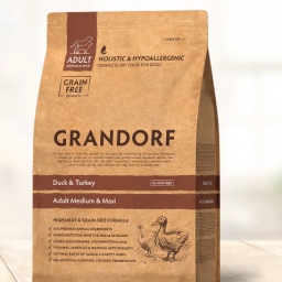 Grandorf - Adult Alle Rassen - Eend/Kalkoen/Zoete Aardappel - 1 kg