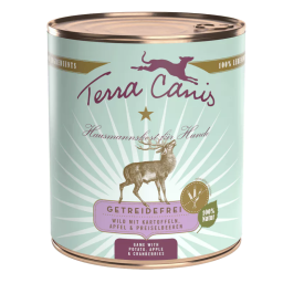 Terra Canis - Graanvrij - Hert met Aardappel, Appel en Veenbessen - 800 gr