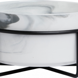 Animal Boulevard - Keramische eetkom met metalen standaard - M