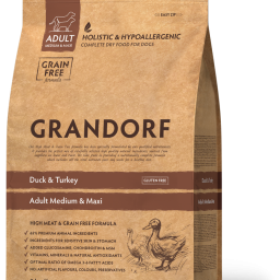 Grandorf - Adult Alle Rassen - Eend/Kalkoen/Zoete Aardappel - 3 kg