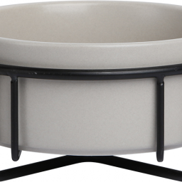 Jack&Vanilla - Keramische eetkom met metalen standaard - M