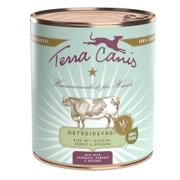 Terra Canis - Graanvrij - Rund, Courgette, Pompoen en Oregano - 800 g