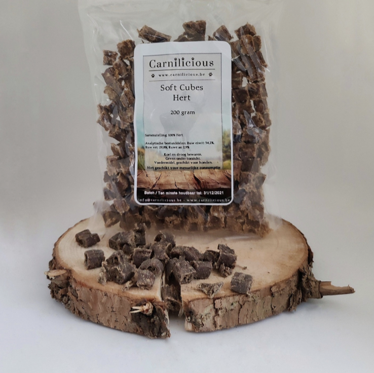 Carnilicious - Soft Cubes - Hert - 200 gr
