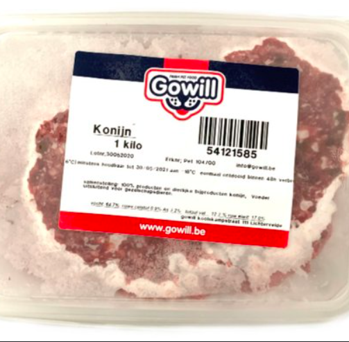 Gowill - Gowill + - Konijn - 1 kg