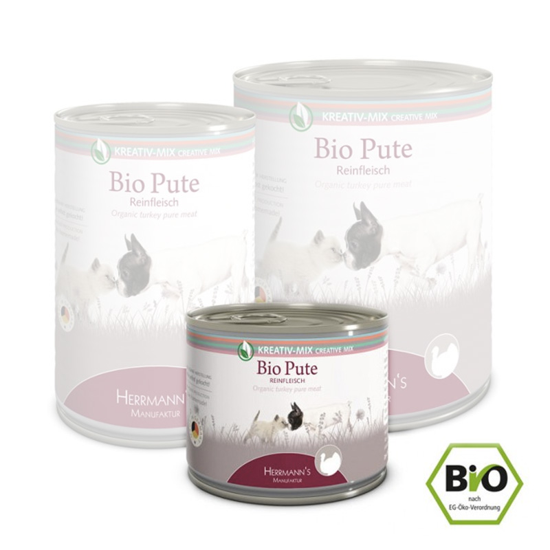 Herrmann's Puur BIO Kalkoen - 200gr. - Creative mix