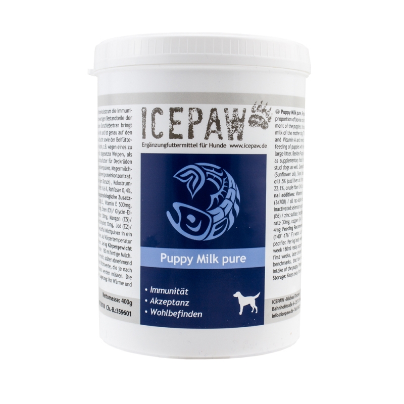 Icepaw Puppymelk Pure 400gr.
