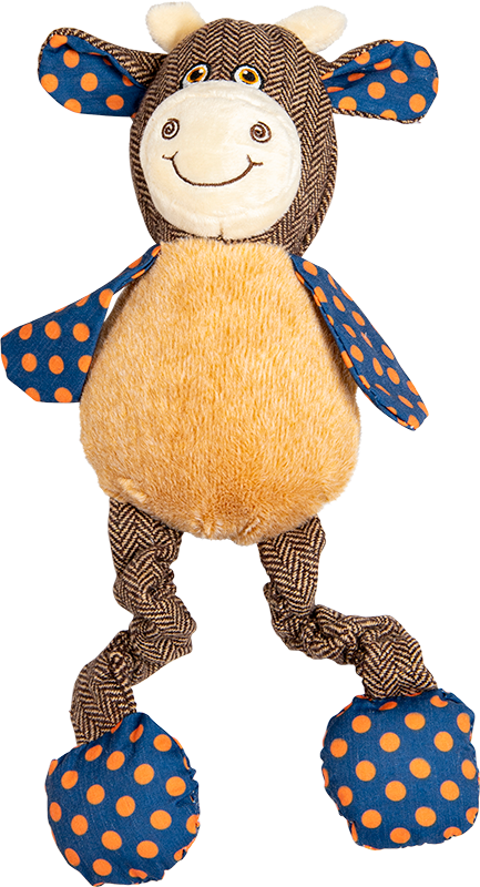 Jack&Vanilla - Velveties - Konijn/Olifant/Koe - 38 cm