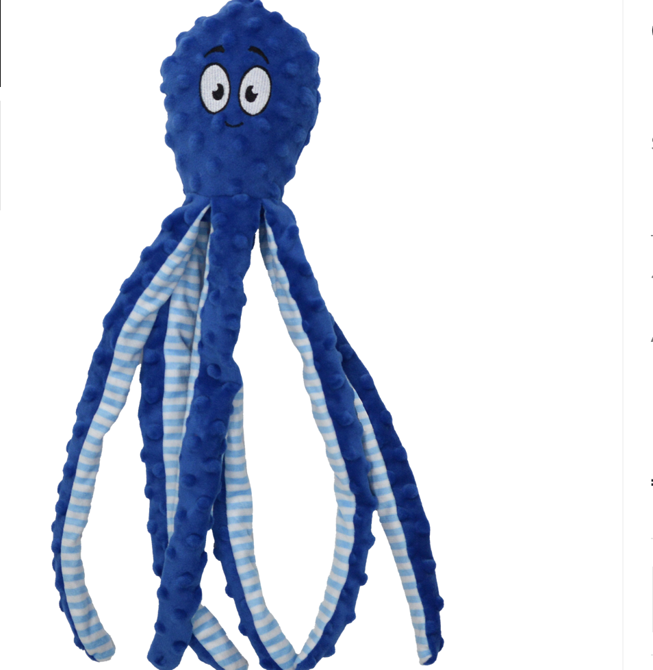 Jack&Vanilla - Bubble Plush - Octopus - XL