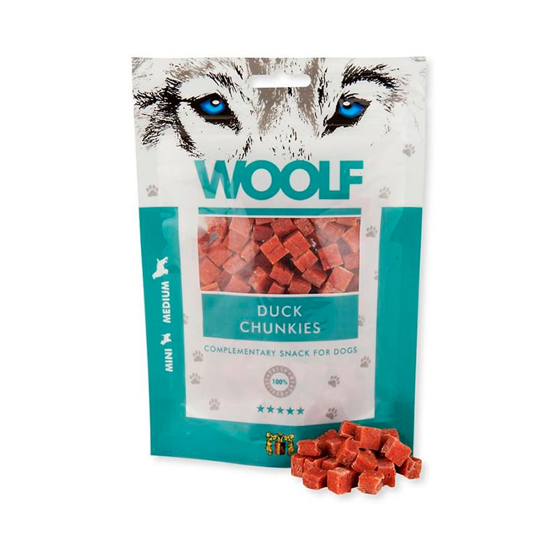 Woolf - Eendenblokjes - 100gr.