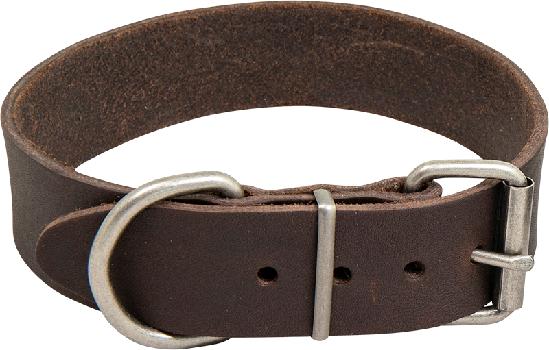 Country Leather - Heavy Duty Halsband - 42-50 cm