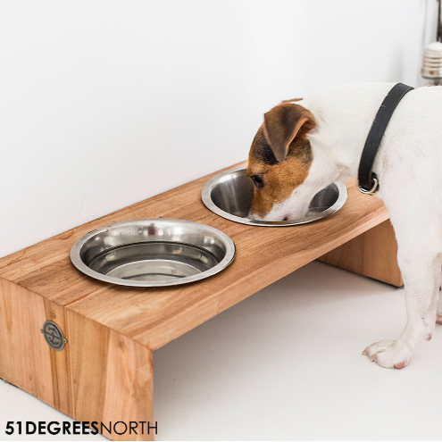 51DN - Eetkom in Teak - Dubbel - Hoog