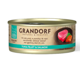 Grandorf - Tonijnfilet en zalm - 70 gr