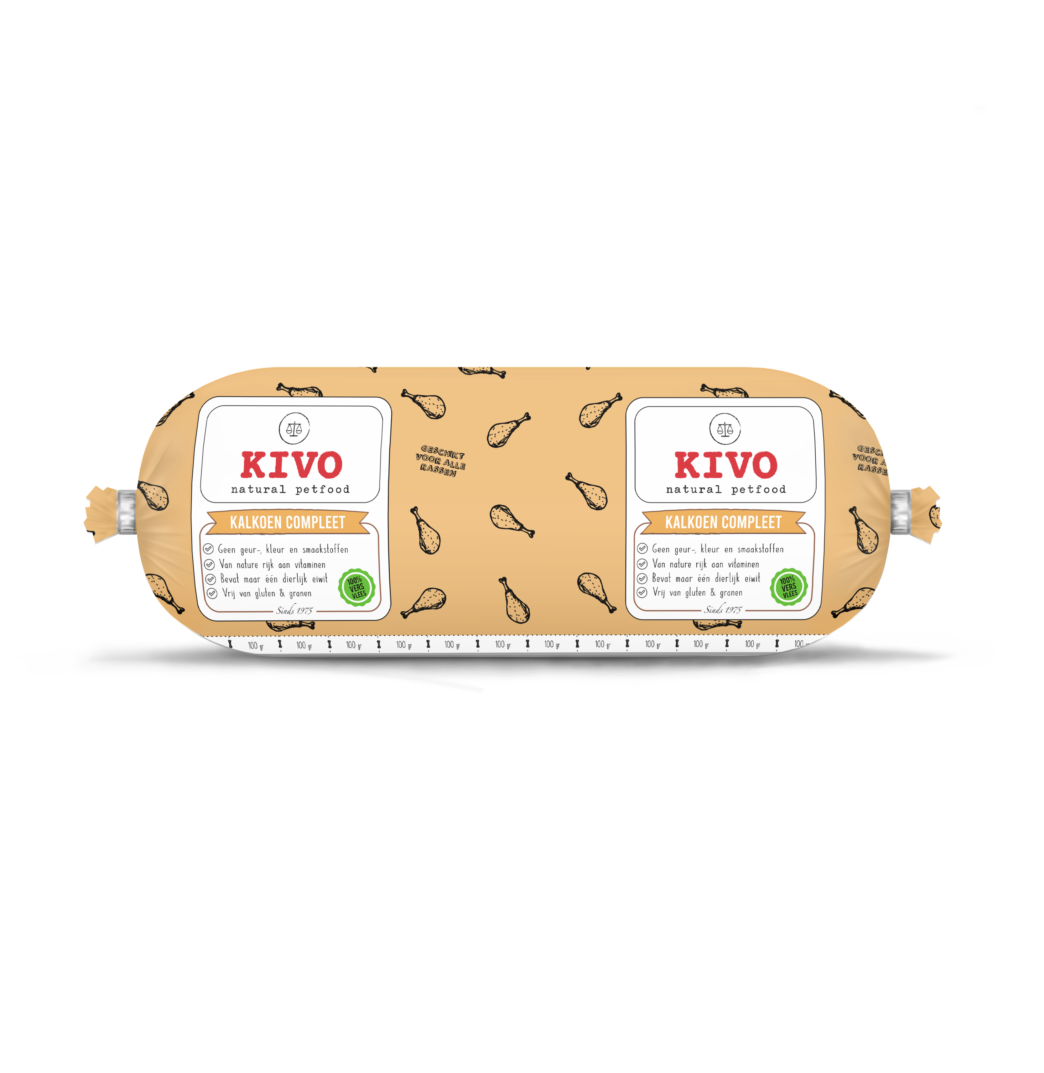 Kivo - Kalkoen compleet - 1 kg