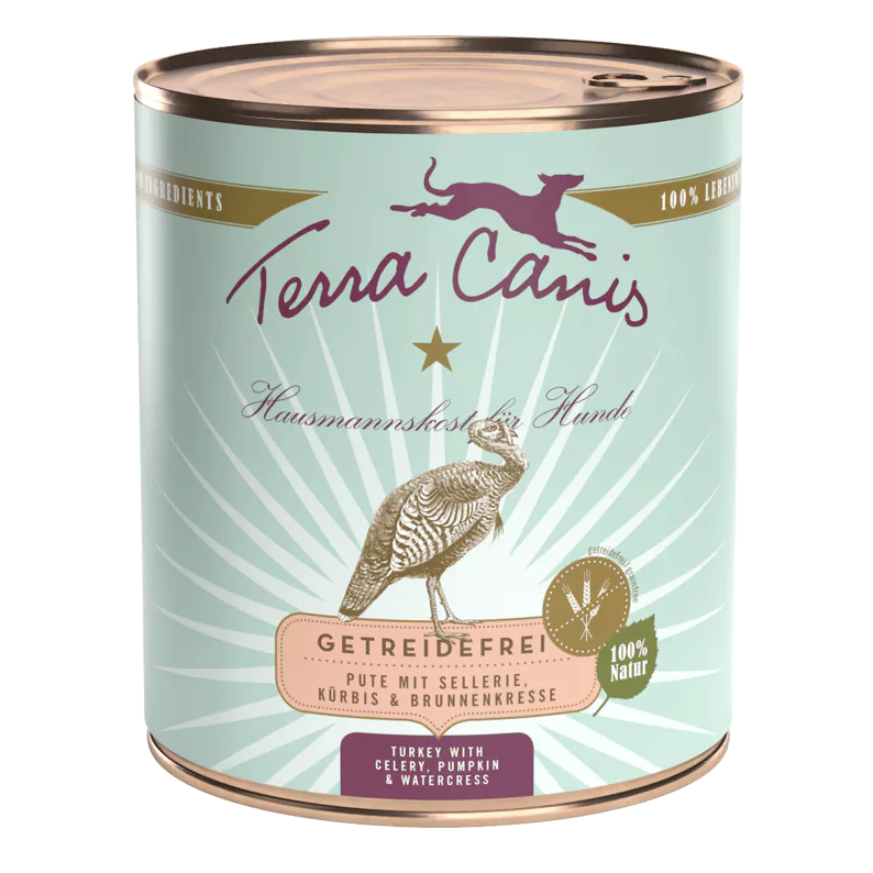Terra Canis - Graanvrij - Kalkoen, Selderij, Pompoen en Waterkers - 800 g